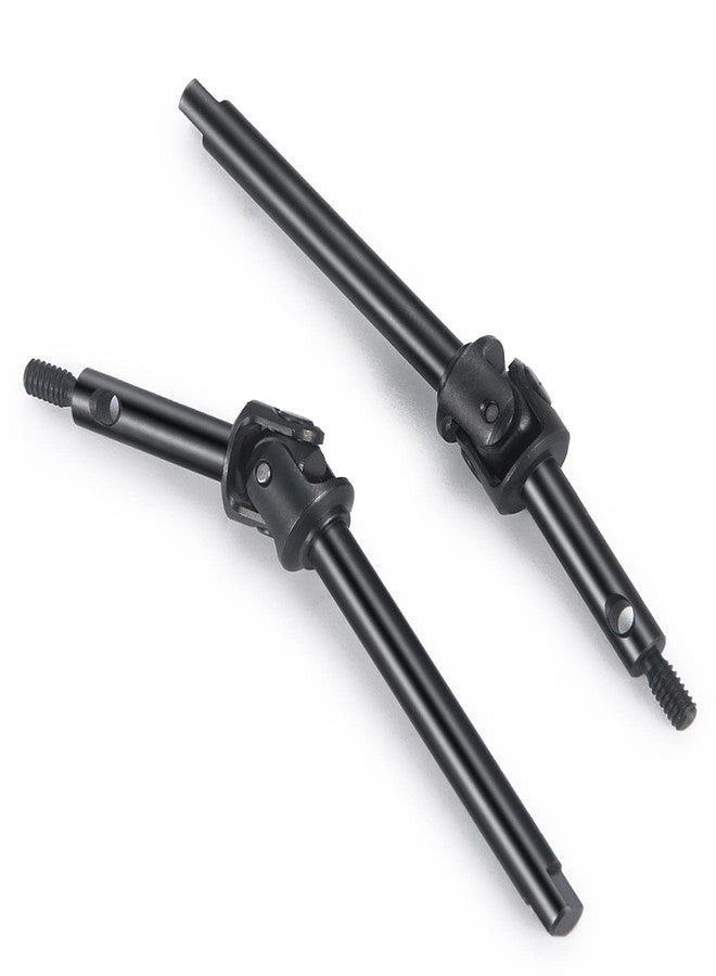 MORLORDY 2Pcs RC Carbon Steel Front Axle Shaft Steering CVD Set for 1/24 RC Crawler Car SCX24 Deadbolt JLU C10 Gladiator Bronco Upgrades Accessories - Image 1